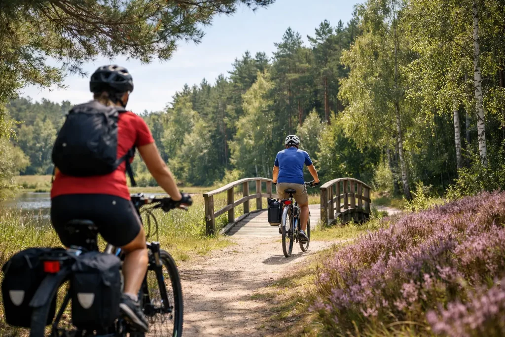 Fahrradtour Rostocker Heide Route fahren