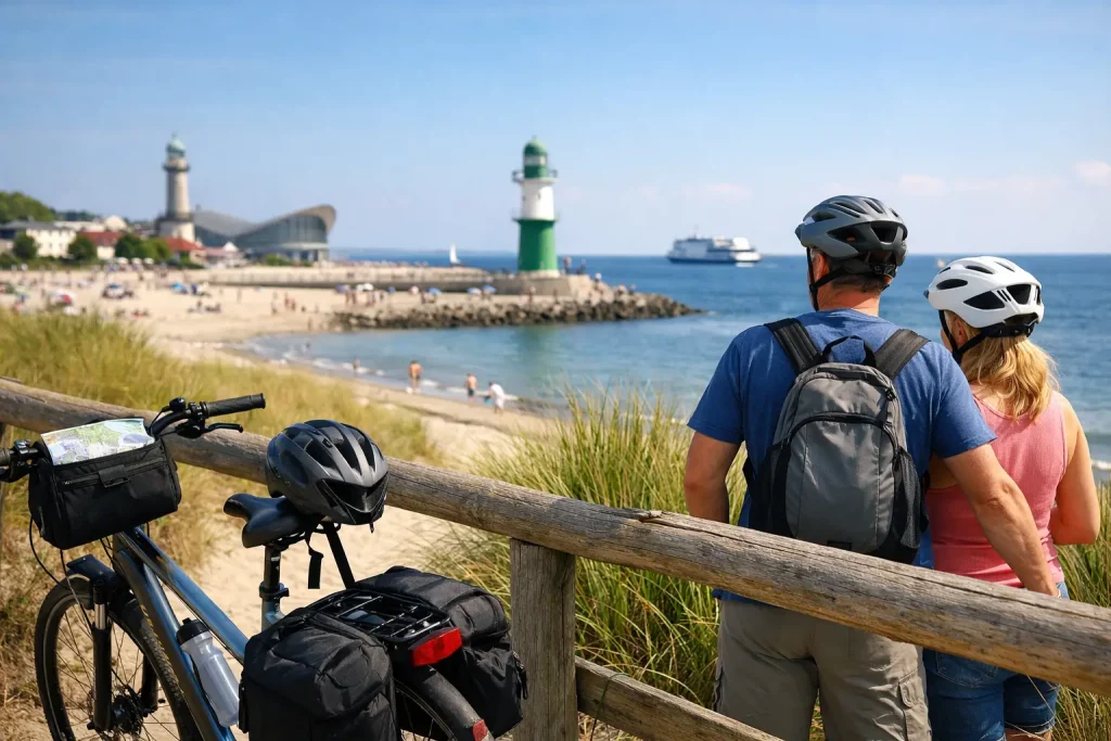 So planst du deinen Radtag ab Warnemünde