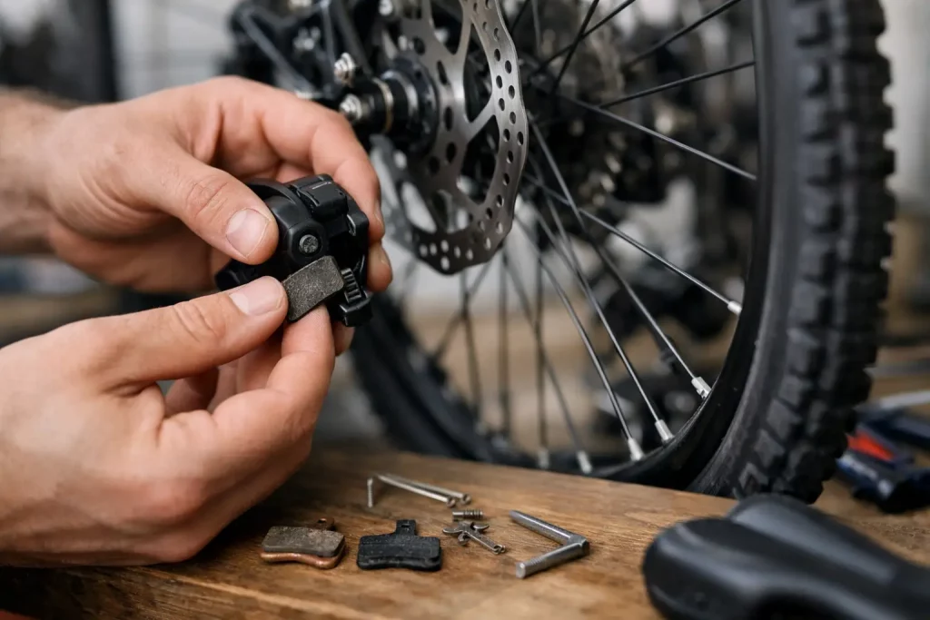 Bremsbeläge wechseln Fahrrad - Kosten im Blick